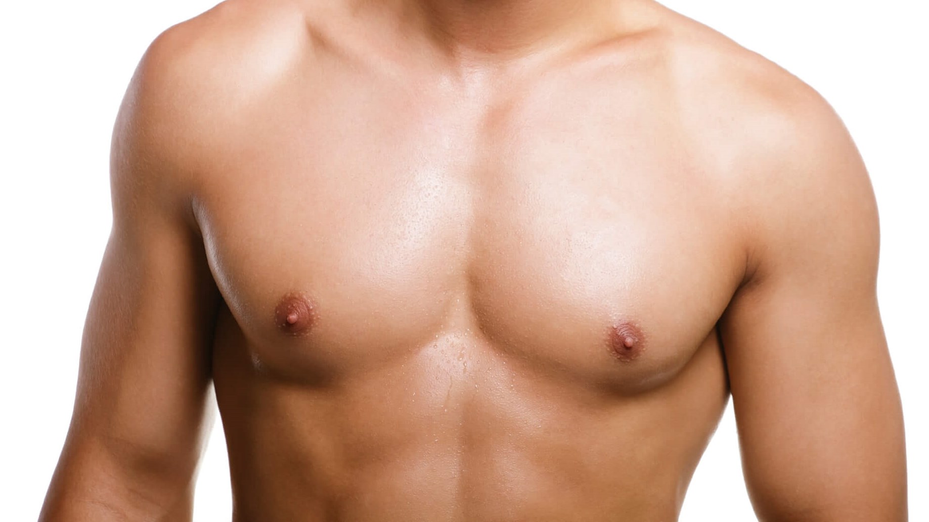 My right nipple is bigger than the left. I'm 19 and male. I don't